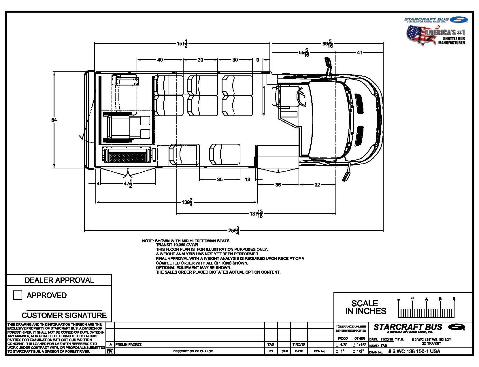 2017 Starcraft Starlite Shuttle Bus